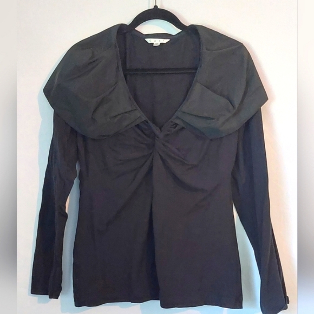CAbi womens shirt black.